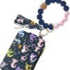 oly-f0c362068bcadf8c31ad742e054daf58 Wholesale Pastoral Style PU Wallet Keychain with Wrist Strap and Card Holder Stylish Everyday Accessory