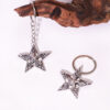 oly-f0c433c774cdb139a5558b48dfb33b6e Wholesale European Style Five Point Star Keychain Pendant Zinc Alloy Car Key Accessory