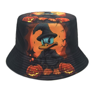 oly-f0cc110597d72c008d96eaa95c835617 Wholesale Double Sided Duck Print Fisherman Hat Adjustable Sunscreen Bucket Hat for Men Outdoor Casual