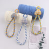 oly-f0ce486a1352a5f67e287a160caa0c0c Wholesale Korean Style Heart Keychain Handmade Cotton Rope Pink Color Contrast for Party Gift Fashion Accessory