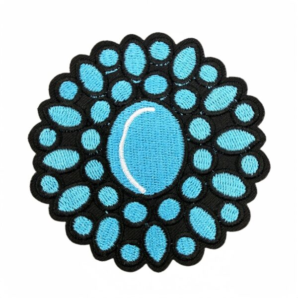 oly-f0d82d1ccac6b8c77dae179c3003350f Wholesale Bohemian Turquoise Embroidery Western Denim Patch Set 22 Pcs Trendy Fashion Accessory for Boutique Resale
