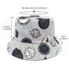 Wholesale Trendy Small Grid Bucket Hat Sun Protection Casquette Unisex Casual Cap