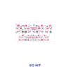 Wholesale 8pcs Cute Girly Cartoon Bow Floral 3oz Cup Stickers Wrap OLY Exclusive