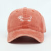 Wholesale Cartoon Dog Embroidery Retro Washed Baseball Cap Adjustable Fashion Accessory
