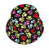 Wholesale Trendy Cat Paw Pattern Bucket Hat Reversible Double Sided Sun Protection for Party Boutique Resale