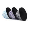 Wholesale Chic Floral Print Reversible Fisherman Hat Black Sun Hat