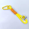 Wholesale Woven Rope Keychain with Leather Buckle Gift for Seniors Car Key Accessory