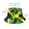 oly-f189190622d9e98e8486e61b34733085 Wholesale Chic Jamaica Flag Print Double Sided Bucket Hat Outdoor Sun Hat for Resale