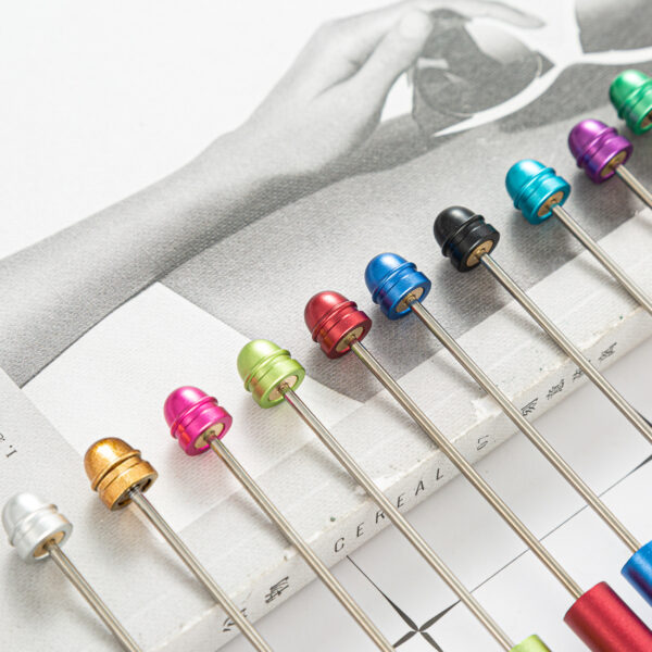 Wholesale Creative Metal Beaded Pen DIY Round Pen for Office Gift Boutique Resale