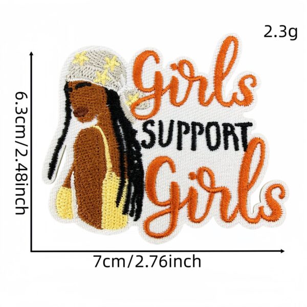 oly-f1a9d8b45818b8c6e46d989a280a6bdf Wholesale Embroidered Black Girl Empowerment Patch Set Decorative Iron-On Applique for Clothes Bags Boutique Gift