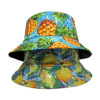 Wholesale Pineapple Print Reversible Bucket Hat Stylish Sun Protection Accessory for Summer Beach