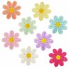 Wholesale Trendy Cartoon Sunflower Embroidered Cloth Patch Polyester Thread Hat Decorative Accessory
