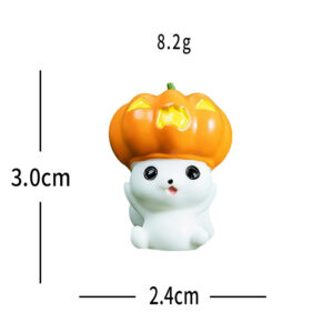 Jack-o'-lantern rabbit