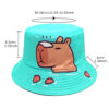 Wholesale Trendy Fisherman Hat Cartoon Animal Print Outdoor Sun Protection Sun Hat