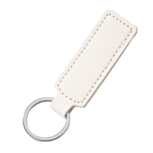 Wholesale European Style PU Leather Keychain Khaki Boutique Resale