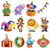 oly-f1f83e2accd79c7ad5e3ce4c60e1fd52 Wholesale Embroidery Clown Patch Circus Theme Decorative Sticker for Party Craft Gift