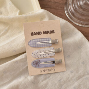 #2 Purple Bow Design - 3pcs