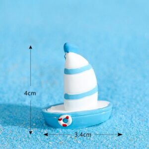 Blue sailboat / Seaside series