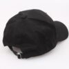 Wholesale Korean Style Three Ring Pin Baseball Cap Cotton Black Casual Hat for Adults
