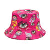 Wholesale Chic Reversible Bucket Hat with Eye Print Sun Protection Fashion Accessory