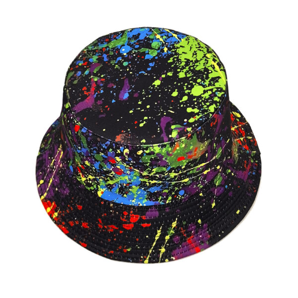 Wholesale Fashion Graffiti Print Reversible Fisherman Hat Sunscreen Outdoor Unisex Hat for Resale