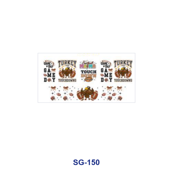 Wholesale 8pcs Mixed Fun Graphic 3oz Tumbler Stickers Wrap
