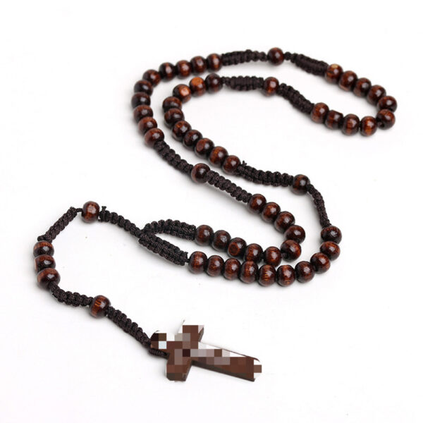oly-f295aac64252dfece8f26dedb1a15d0c Wholesale Handmade Colorful Wooden Bead Necklace 8mm Fashion Accessory for Gift Party