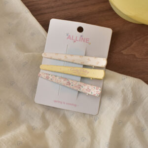 8# Yellow Long Duckbill Clip - 3pcs