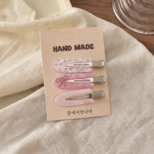 #1 Pink Bow Design - 3pcs