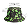 oly-f2cc1c2631f0de615bf898480463cdc8 Wholesale Trendy Halloween Skull Print Fisherman Hat Double Sided Sun Hat Fashion Accessory Gift