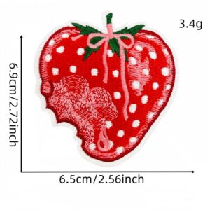 Red series cloth sticker 3#