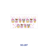 Wholesale 8pcs Sweet Cartoon Strawberry 3oz Tumbler Stickers Wrap OLY Exclusive