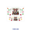 Wholesale 8pcs Christmas Elf Mini Cup Keychain Sticker