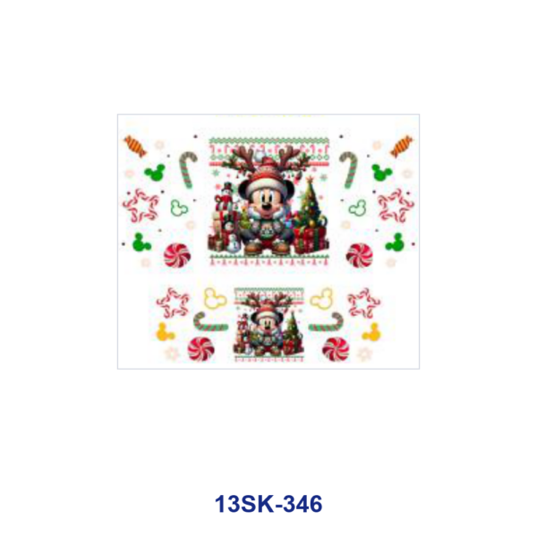 Wholesale 8pcs Christmas Elf Mini Cup Keychain Sticker