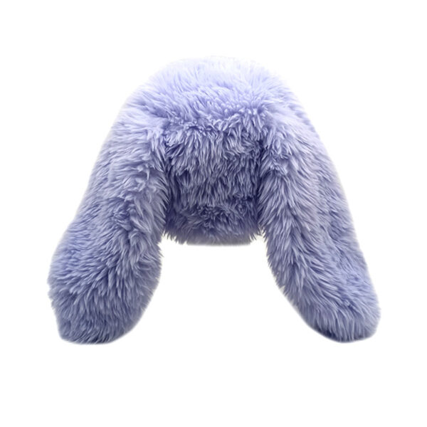 Wholesale Cute Rabbit Ear Furry Fisherman Hat Thick Warm Winter Bucket Hat for Women Fashion