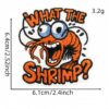 oly-f33bad37967cf868e6ffa640bbc473f7 Wholesale Cartoon Animal Embroidered Patches – Shark & Shrimp Theme, Decorative Accent for Boutique Resale