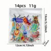 oly-f33bb396d7f5e7a3c67928074c0f768d Wholesale Colorful Cartoon Insect Embroidered Patches 14-Piece Set for Clothing Bag Decoration Iron-On DIY Craft Supply
