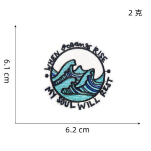 Wave cloth stickers -10#* Hot Melt Adhesive cloth stickers