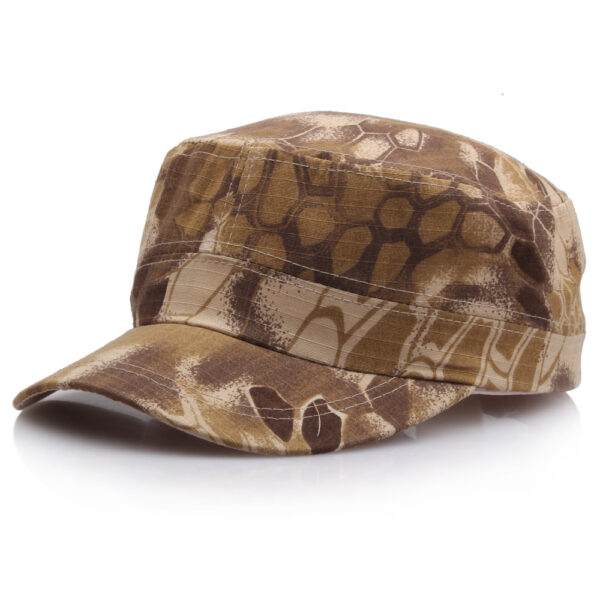 Wholesale Camouflage Flat Cap Fashion Accessory Gift for Men Women