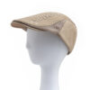Wholesale Mesh Breathable Summer Beret with Letter Embroidery Retro Sun Protection Cap for Men