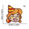 oly-f369831aac402b9b0a11252de341d20c Wholesale Polyester Thread Embroidered Patch Cartoon Birthday Party Decorative Sticker for Home Decor