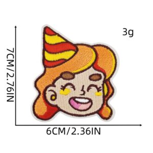 Girls cloth stickers 6#