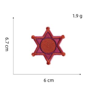 Five-pointed star cloth stick 4#