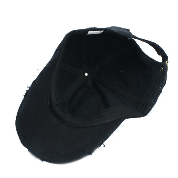 Wholesale Distressed Letter Baseball Cap Sunscreen Adjustable Hat for Casual Outdoor Wear