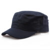 Wholesale Five Pointed Star Flat Top Cap Cotton Solid Color Unisex Adult Casual Hat