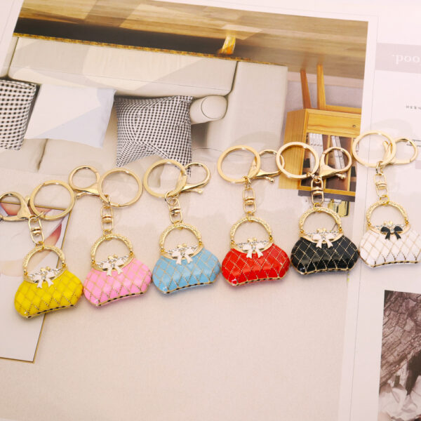 Wholesale American Country Bowknot Keychain Zinc Alloy Decorative Accessory Gift