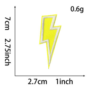 Heated melt glue*yellow*lightning