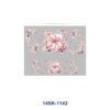 Wholesale 2/4/8pcs Vintage Multi Style Bow Gift Floral Print Mini Cup Keychain Sticker