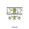 Wholesale 8pcs Christmas Holiday Cartoon Mini Cup Keychain Sticker
