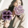 oly-f3dae5bd71ee13430360aad279f5f8f9 Wholesale Four Leaf Clover Loose Beads DIY Phone Chain Keychain Accessory Mixed Colors for Everyday Use